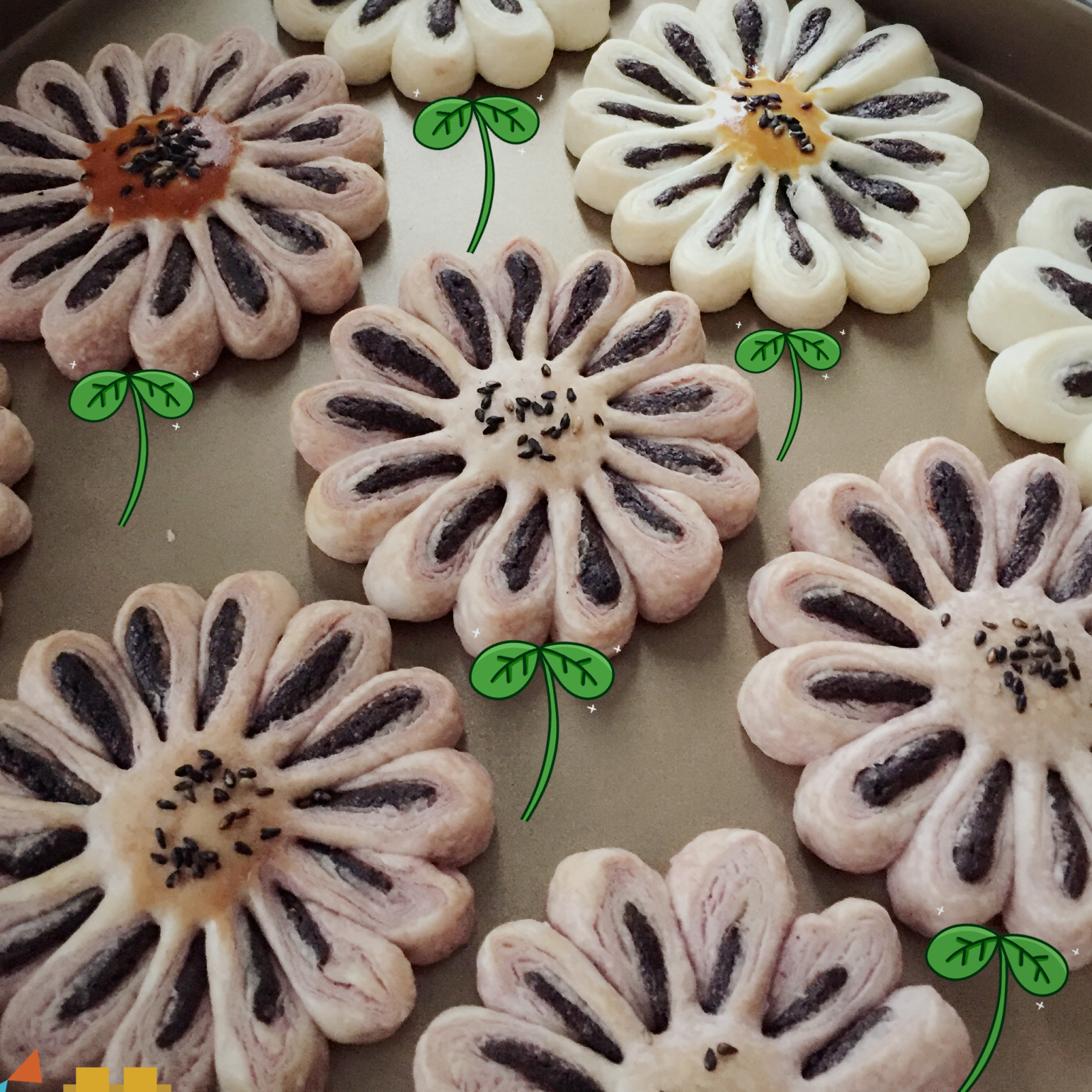 猪油版的各种酥（叉烧酥 紫荆花酥 菊花酥 元宝酥 ）