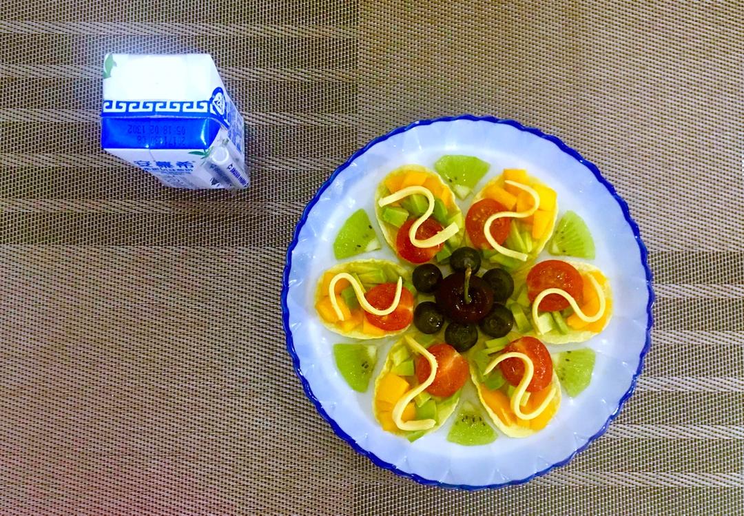 薯片牛油果大虾沙拉