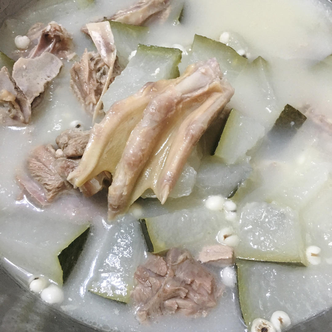 冬瓜薏米老鸭汤