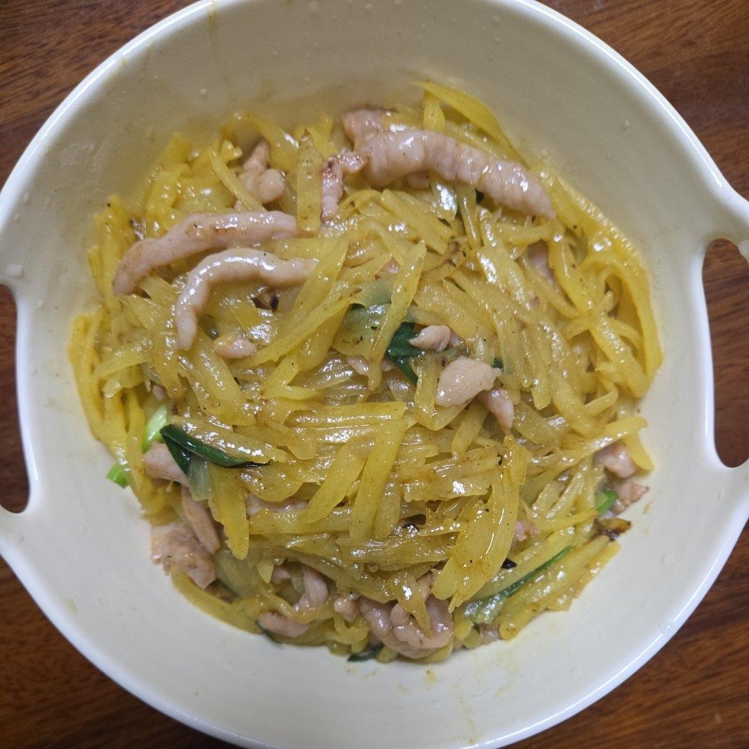 巨香的土豆丝炒肉丝