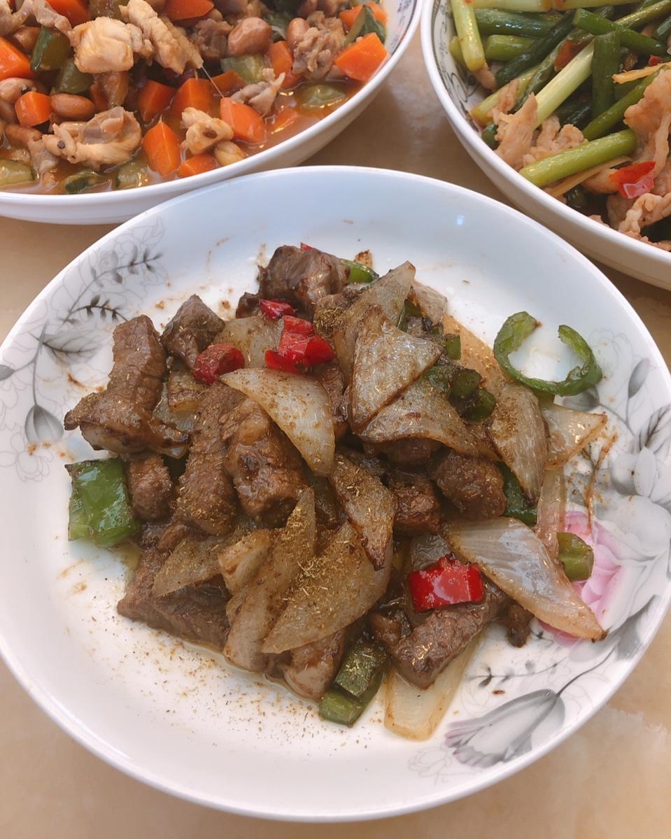 孜然牛肉粒