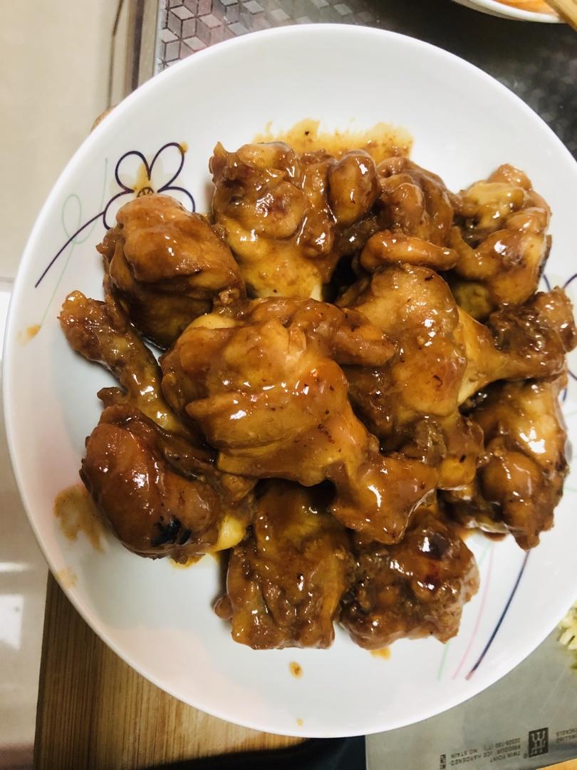 蜜汁酱油鸡翅根