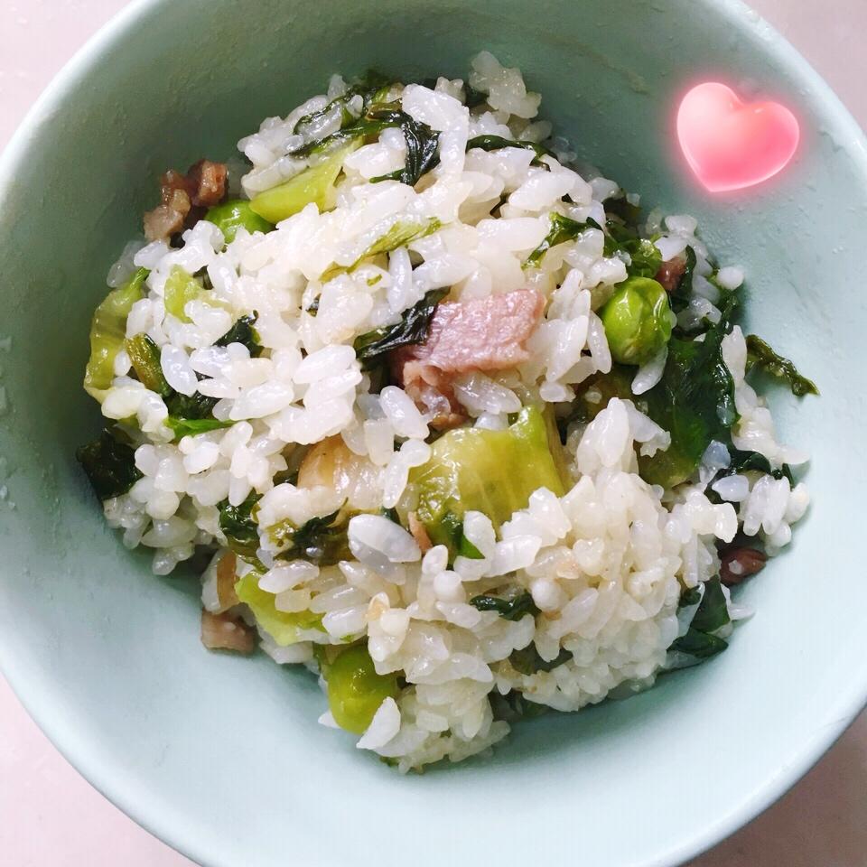 美味芥菜咸肉饭