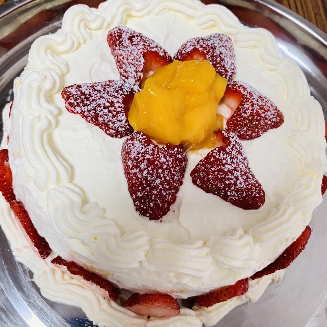 超级简单的味多美同款生日蛋糕（6寸），新手也能高度还原