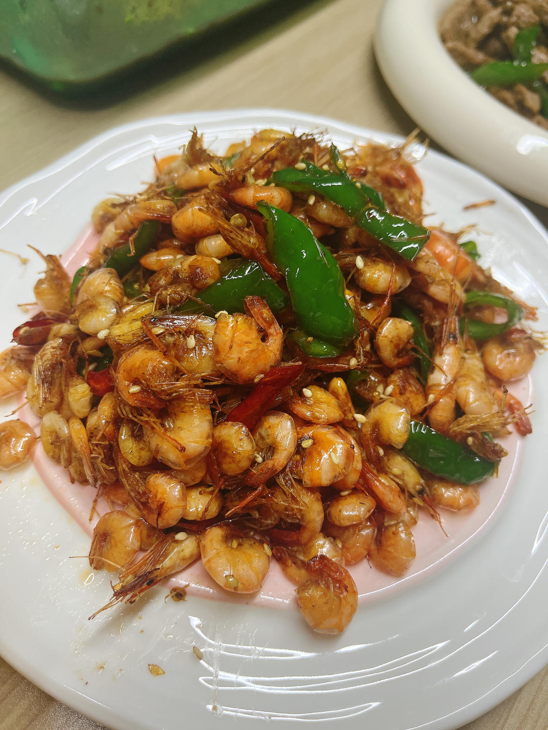 爆炒小河虾