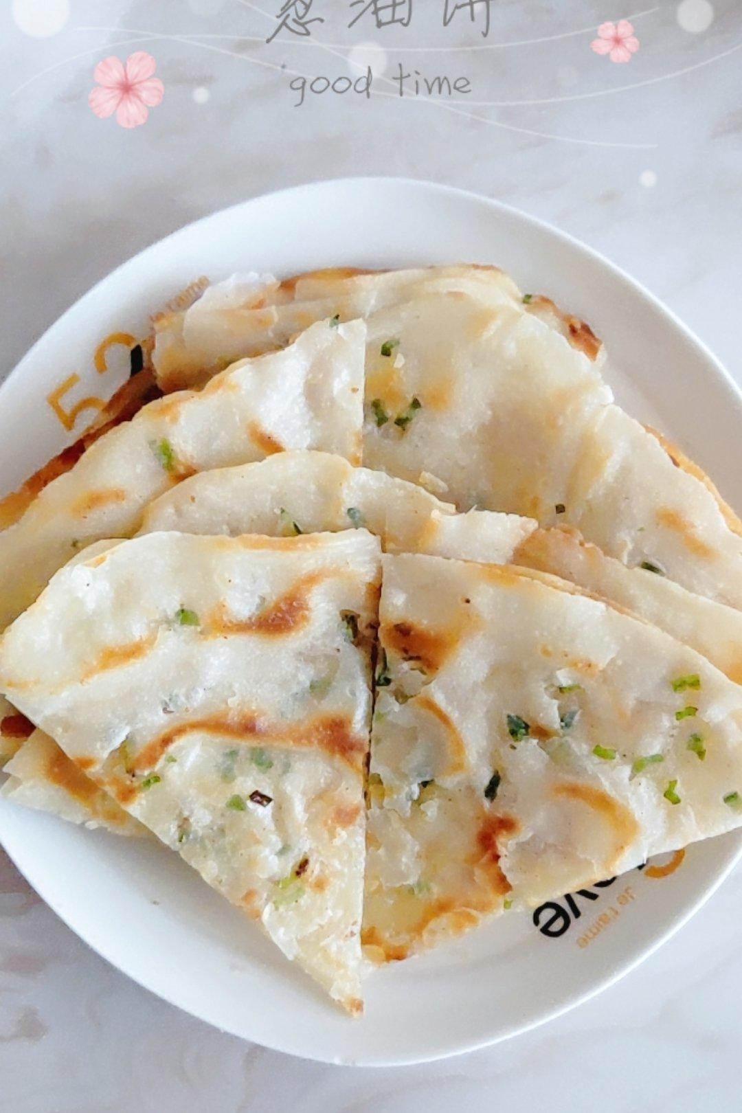 饺子皮葱油饼/手抓饼【饺子皮再利用