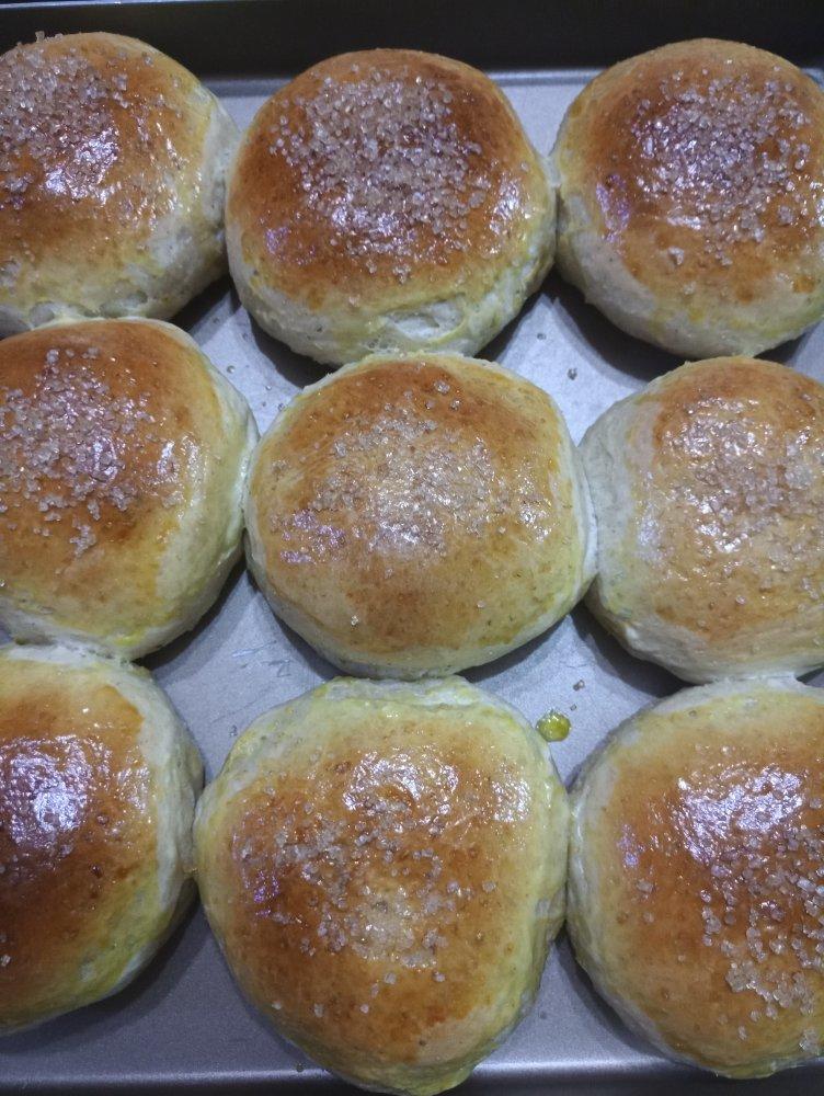 蜂蜜全麦早餐包丨健康·烘焙