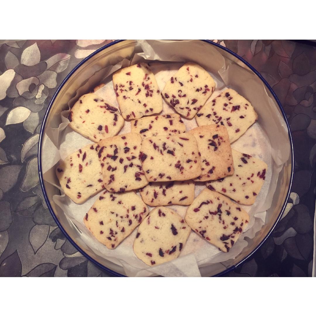 低糖少油版蔓越莓饼干