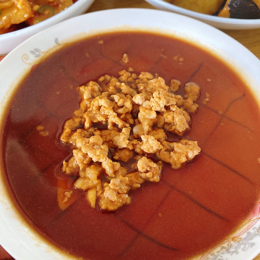 炒蔬菜大杂烩肉丸