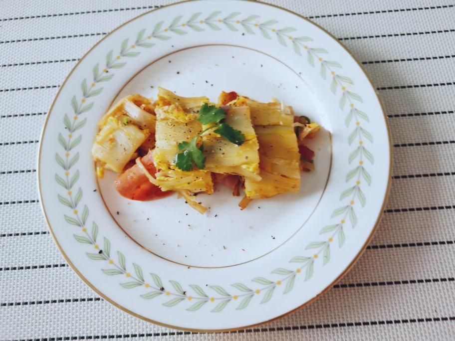 超级美味的东北烤冷面➕自制万能酱料【酱料是关键】