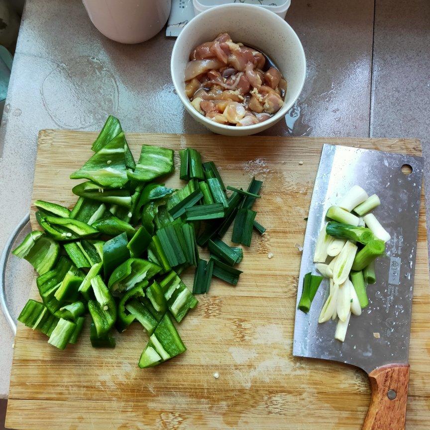 青椒炒鸡腿
