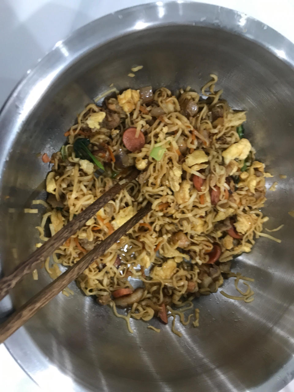 秒杀路边摊的炒方便面