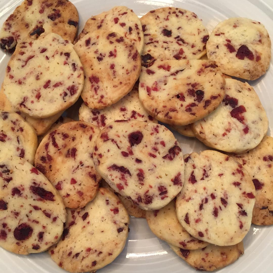 低糖少油版蔓越莓饼干