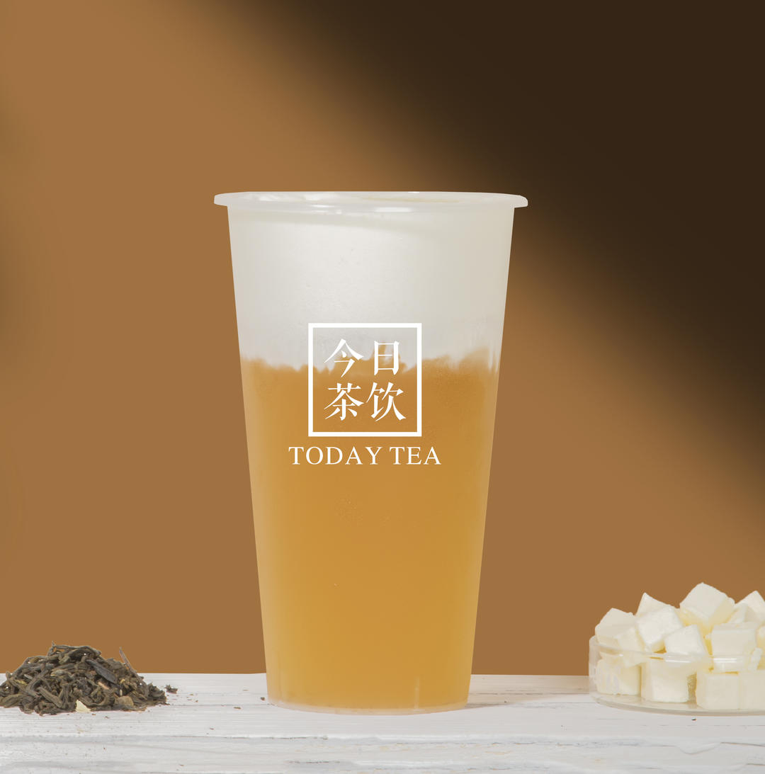 芝士茉莉绿茶 今日茶饮免费奶茶培训 饮品配方做法制作教程的做法