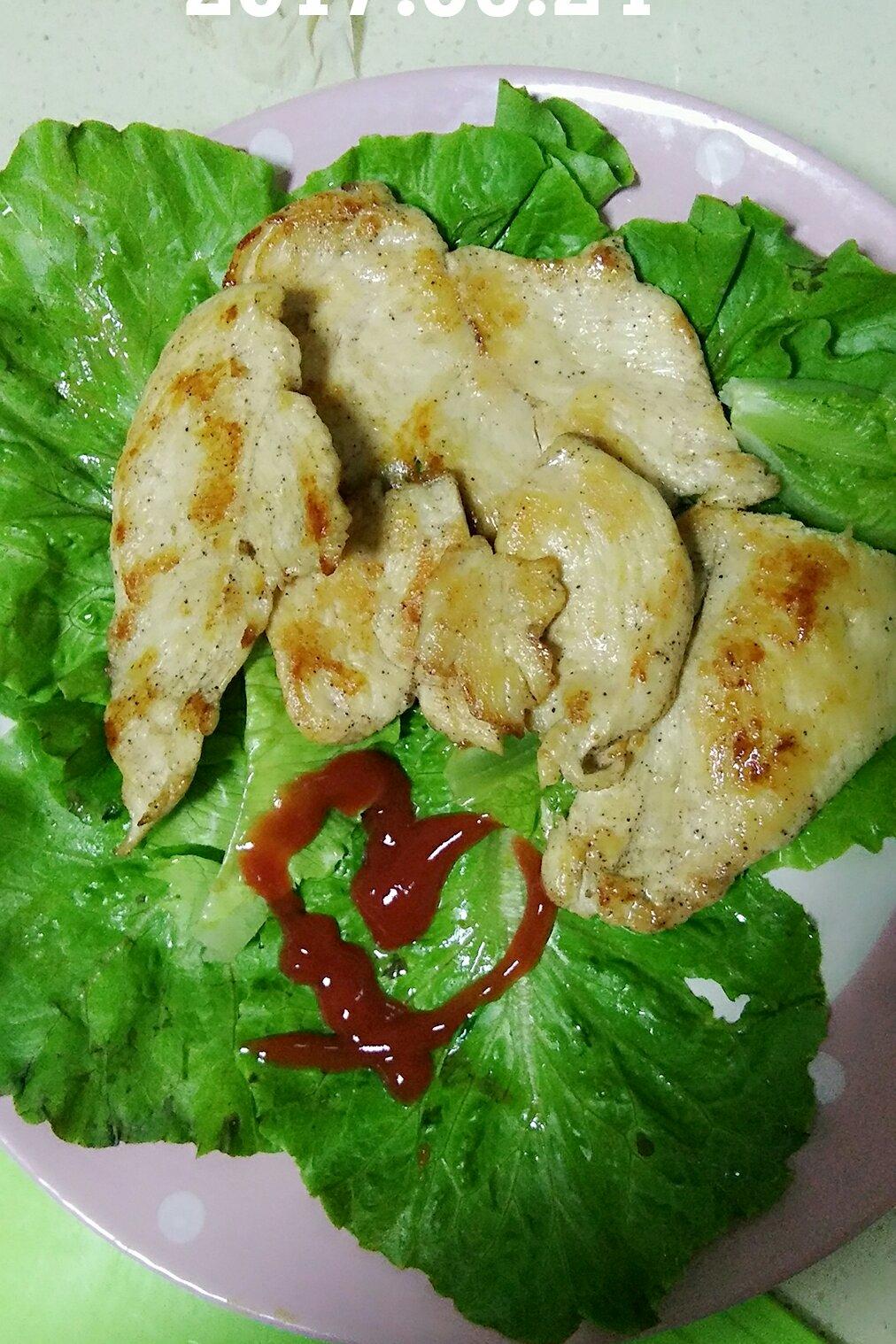 黑椒柠檬煎鸡扒