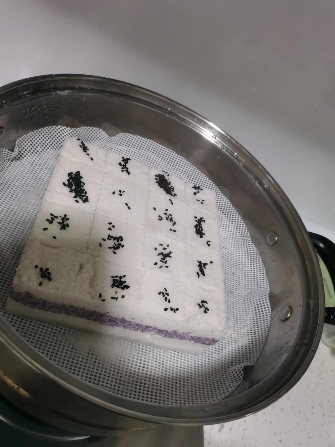 好看又好看吃的大米松糕，掌握正确方法，在家做几乎不会失败