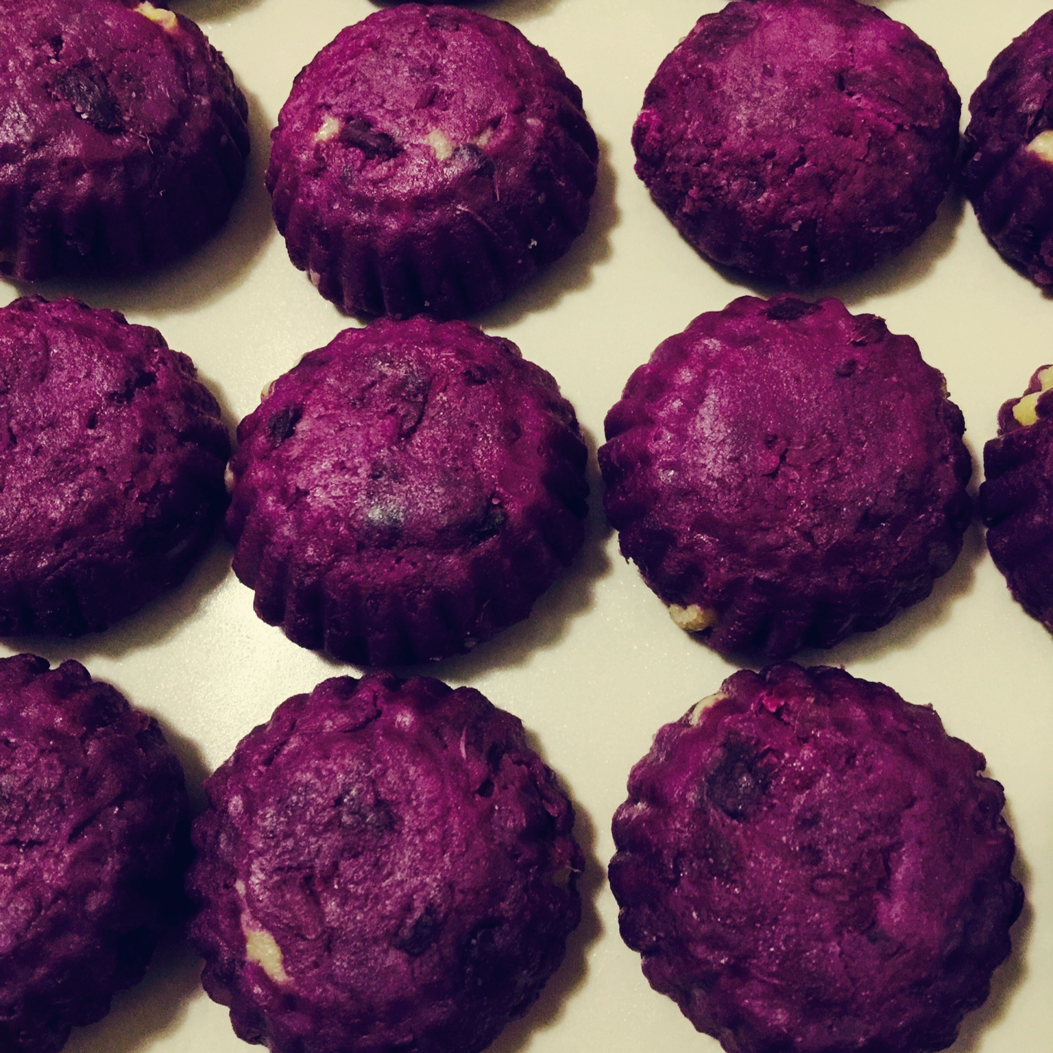 紫薯奶黄月饼（不需烤箱的月饼）