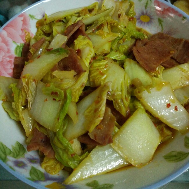 培根娃娃菜