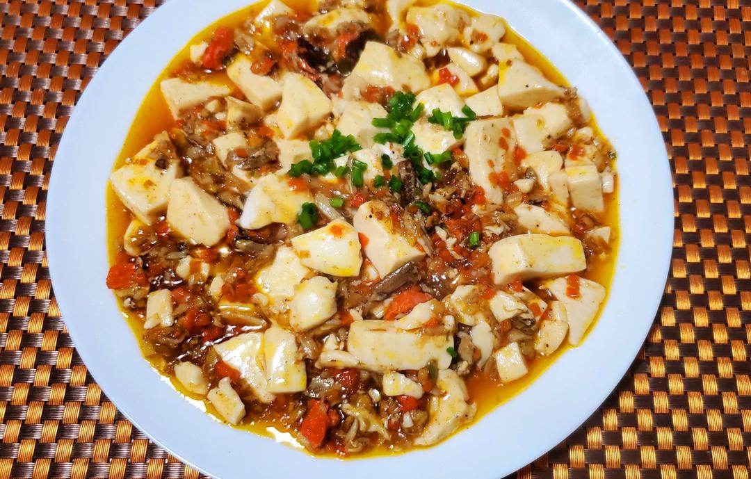 蟹粉烩豆腐