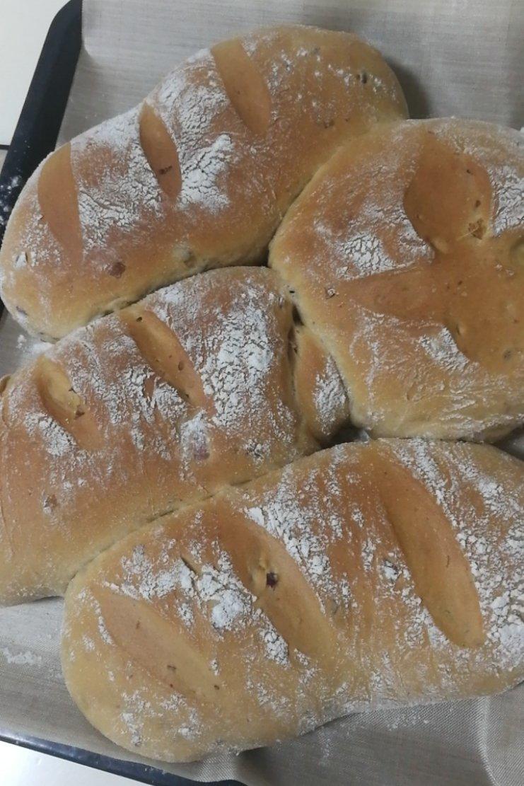 全麦红糖软欧包