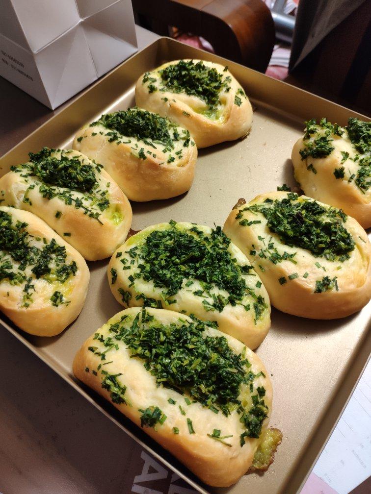 经典台式面包—香葱面包