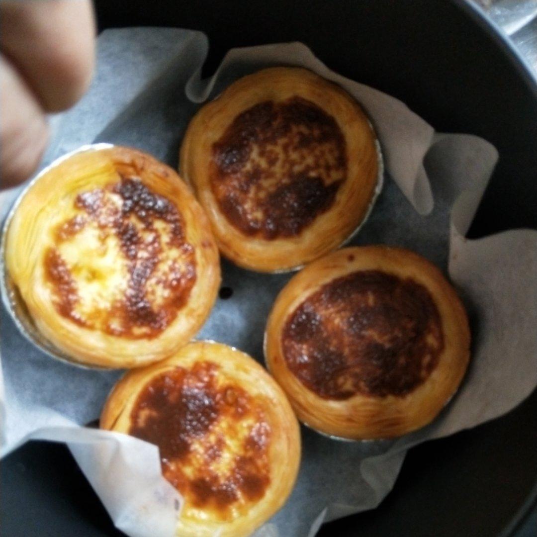 空气炸锅版简版烤蛋挞（神似肯德基！）