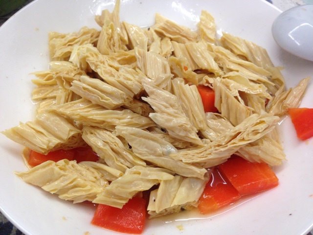 芹菜拌腐竹
