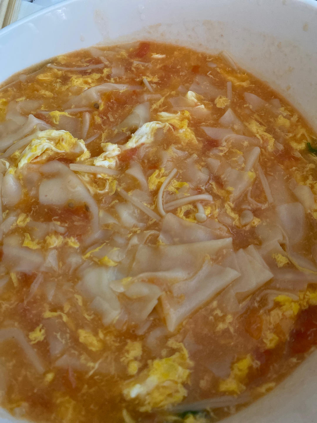 胃不舒服？来碗🍅面片儿汤