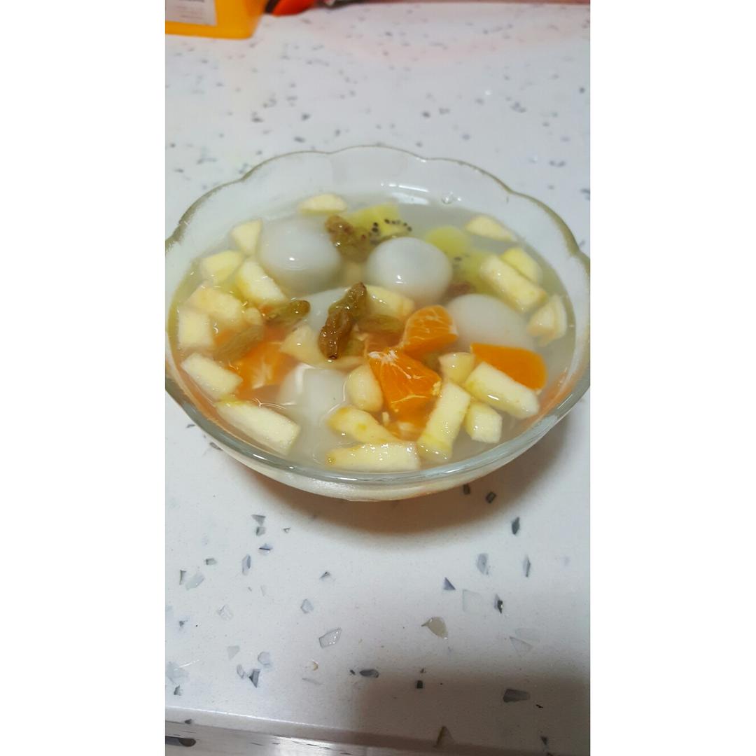 堂妈教你做水果小汤圆