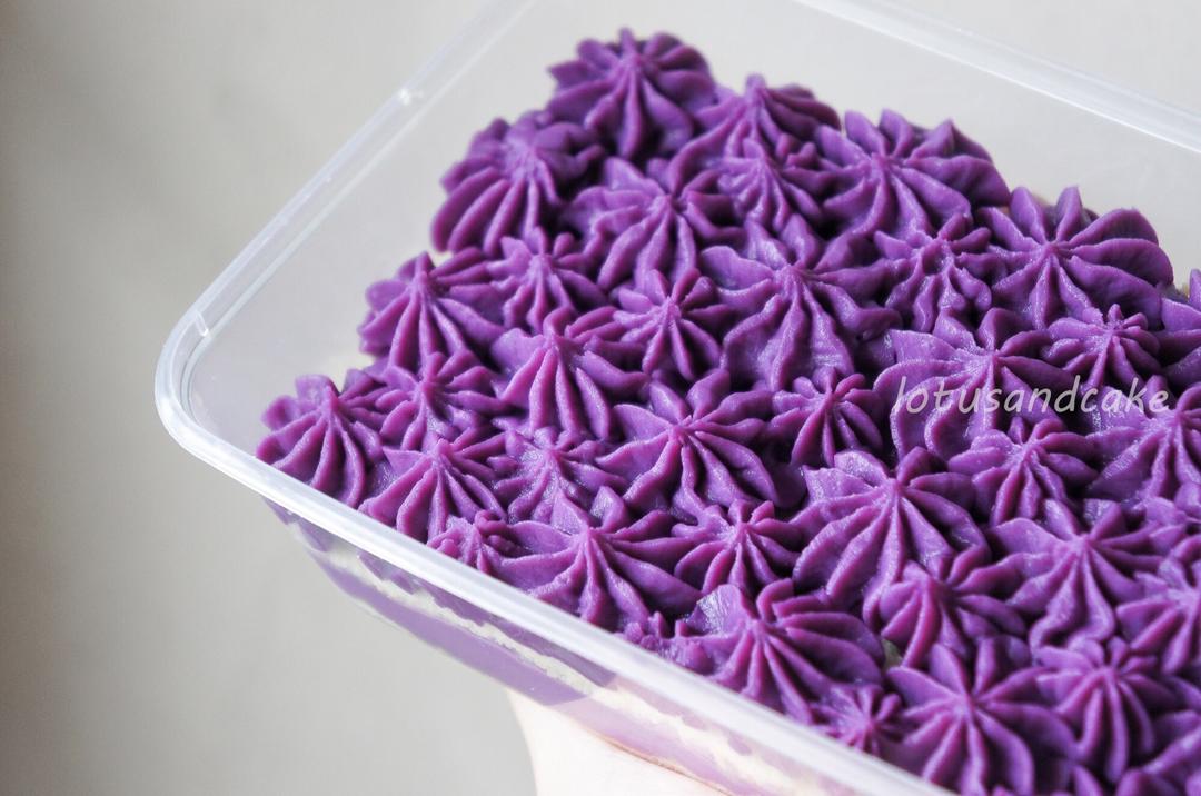 最简单的芋泥蛋糕盒子