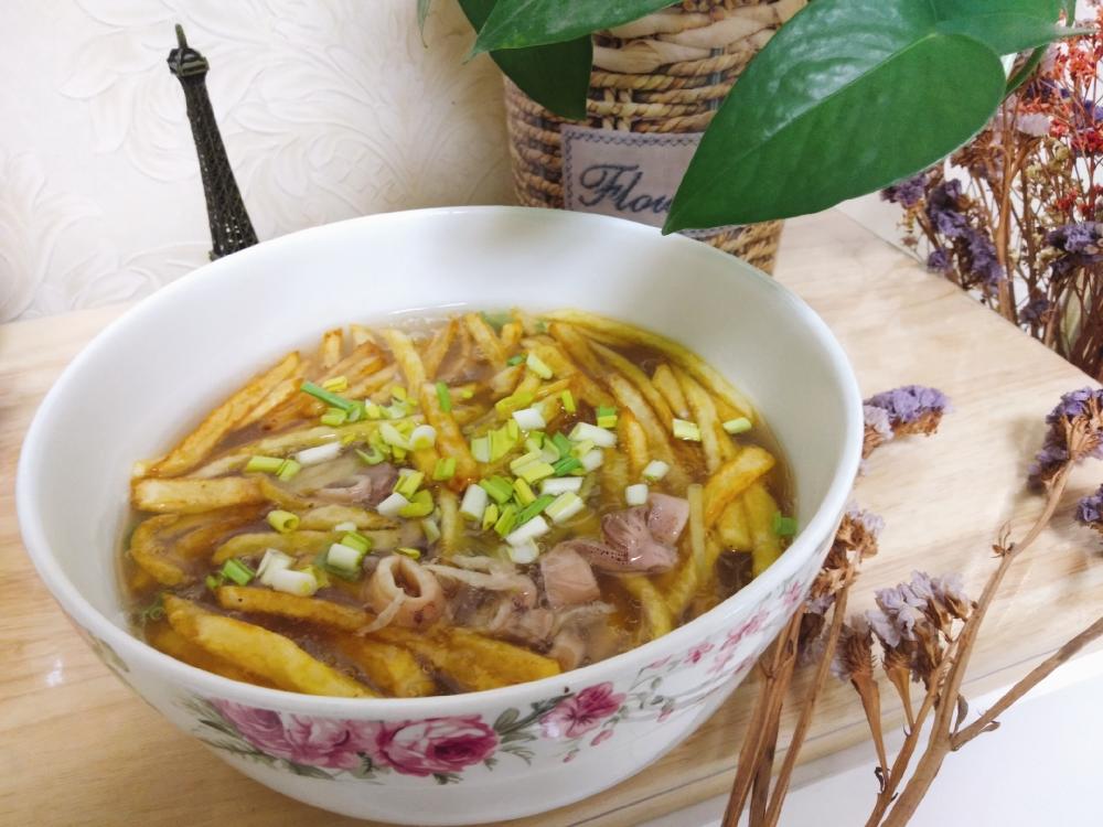 土豆墨斗汤的做法