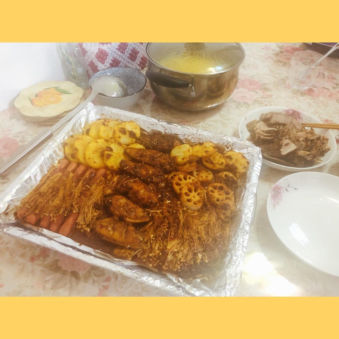 家庭自制烧烤❗️比烧烤摊好吃百倍😋秘制酱料