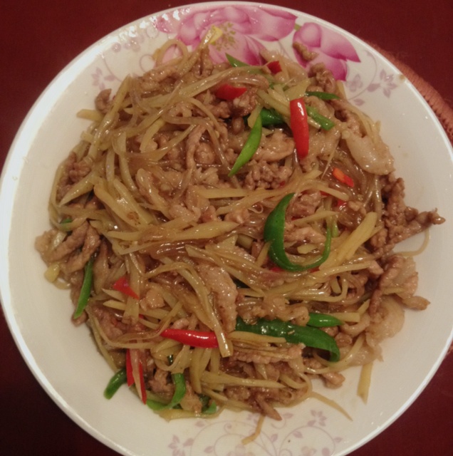 土豆炒肉丝