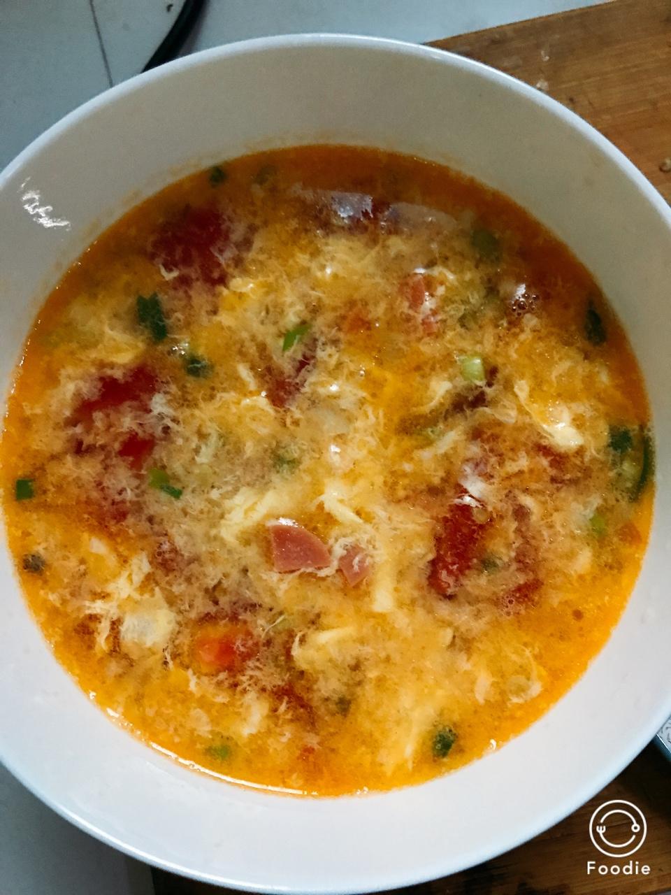 好喝到爆的西红柿鸡蛋汤