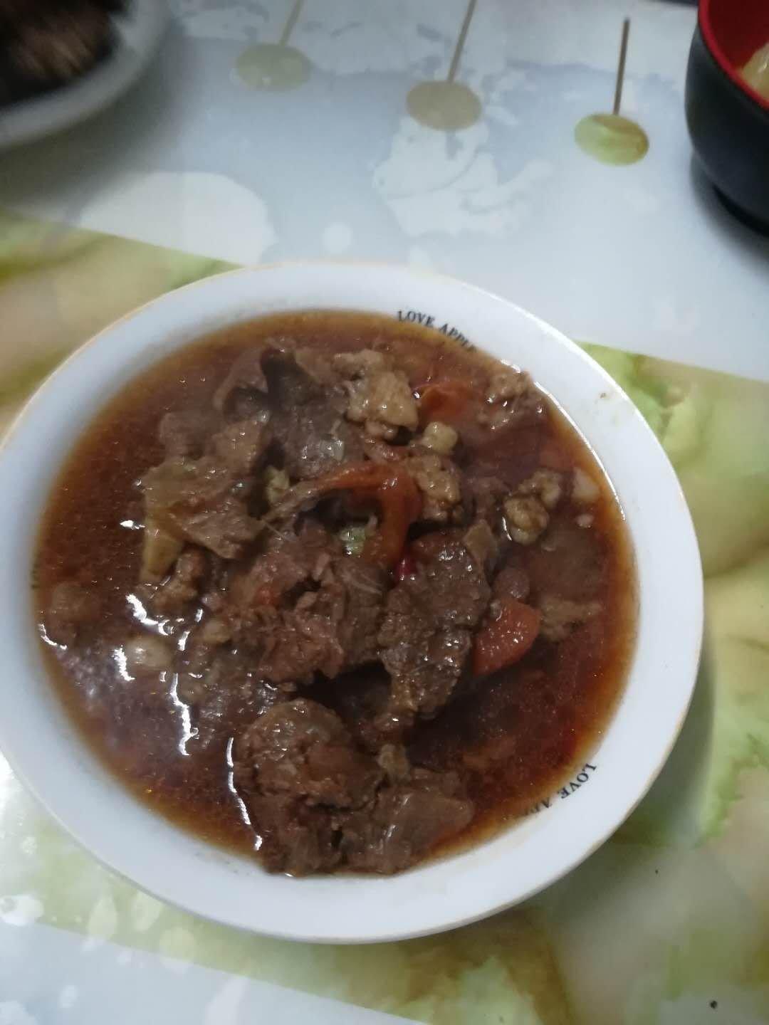 无水高压锅炖牛肉