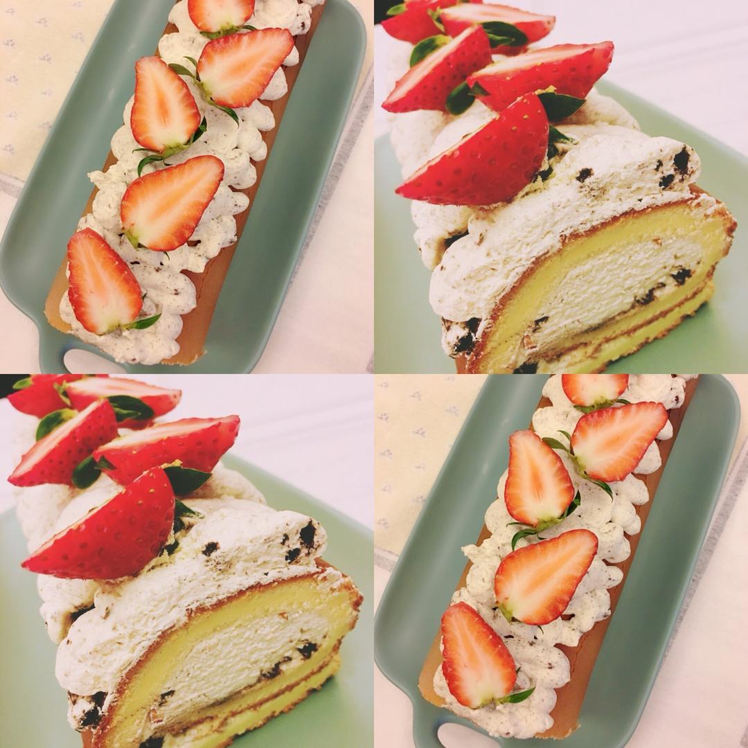 一口天堂超好吃的咸奶油奥利奥卷/蛋糕篇6：「厚卷」