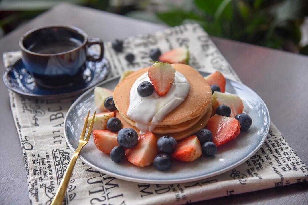 原味松饼Pancake。