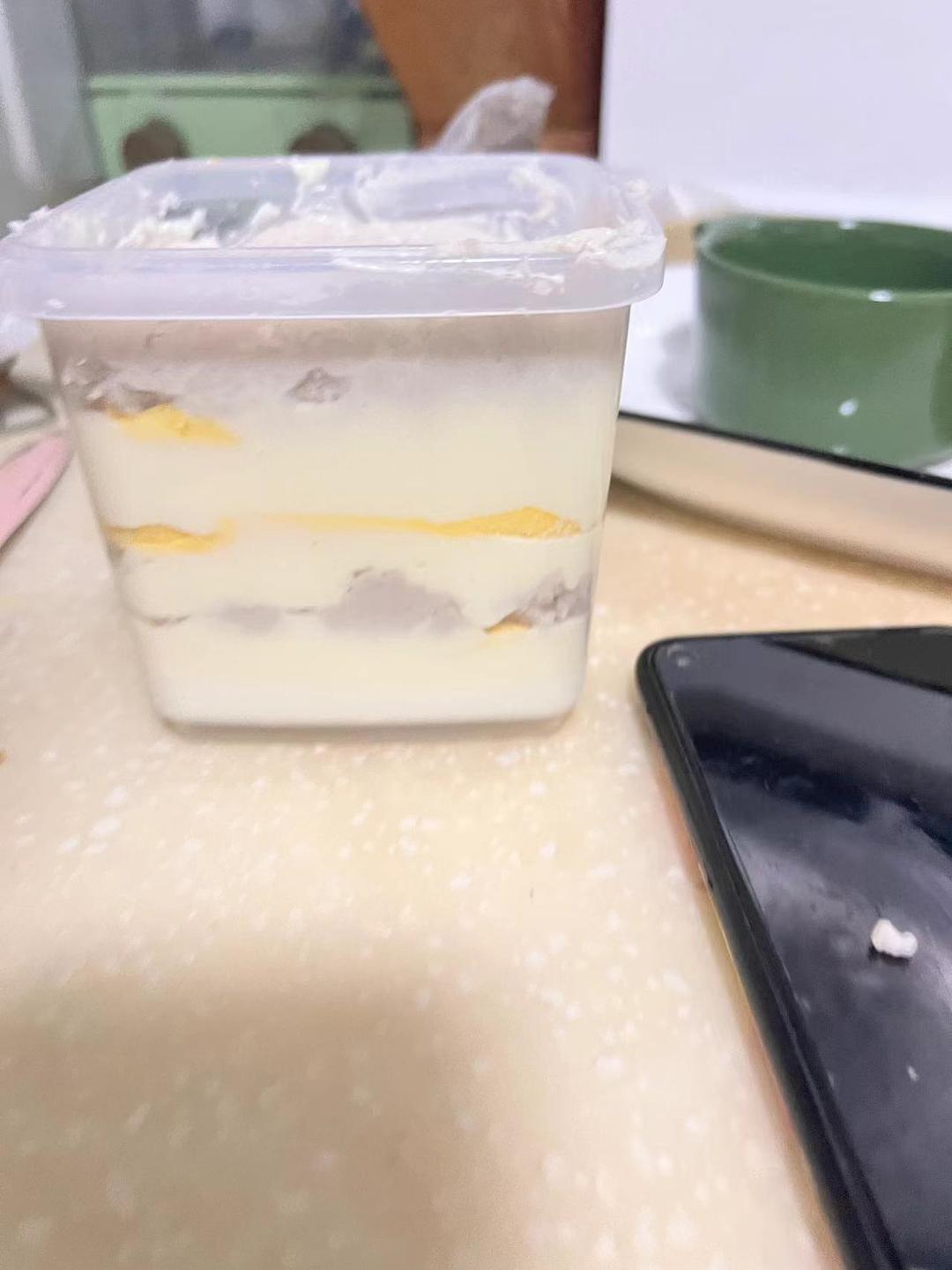 芋泥奶酪罐子的做法