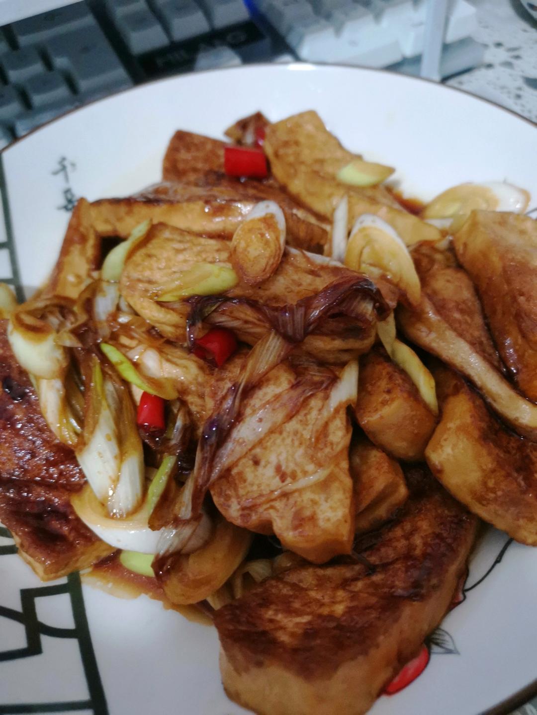 家常葱烧豆腐