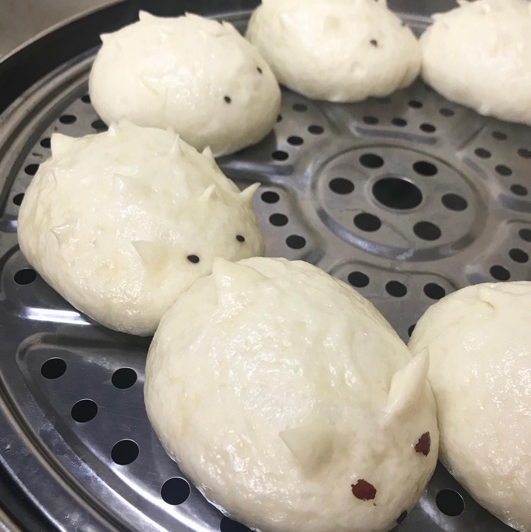自制无油奶黄包