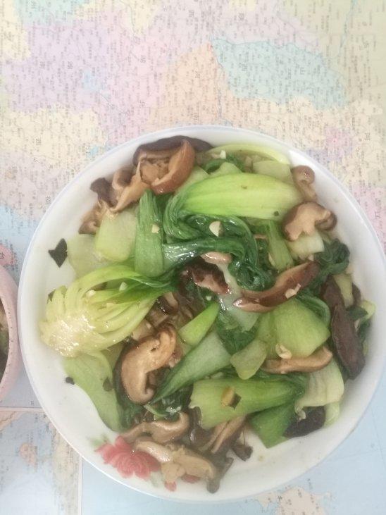 蚝油香菇小油菜