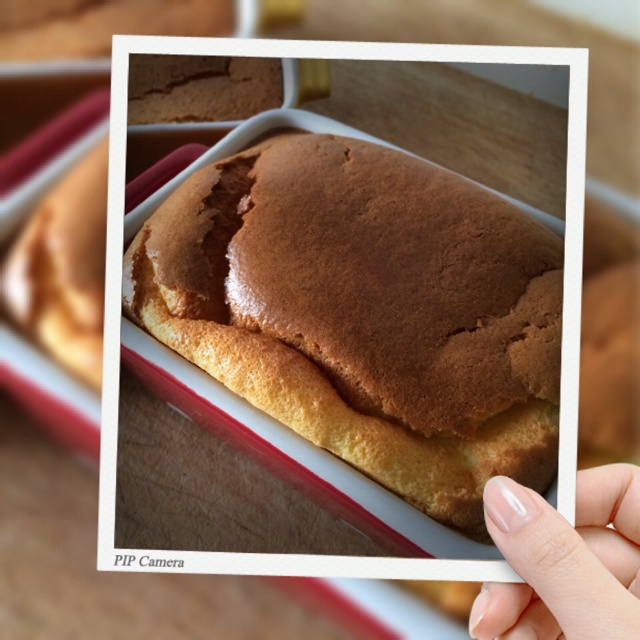 消耗淡奶油之作——淡奶油小蛋糕