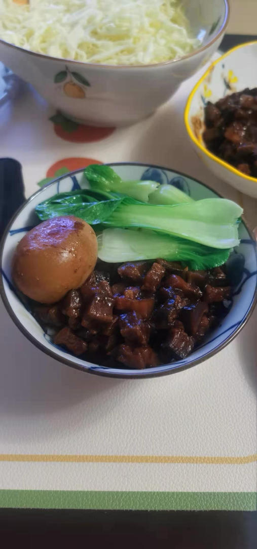 洋葱酥卤肉饭