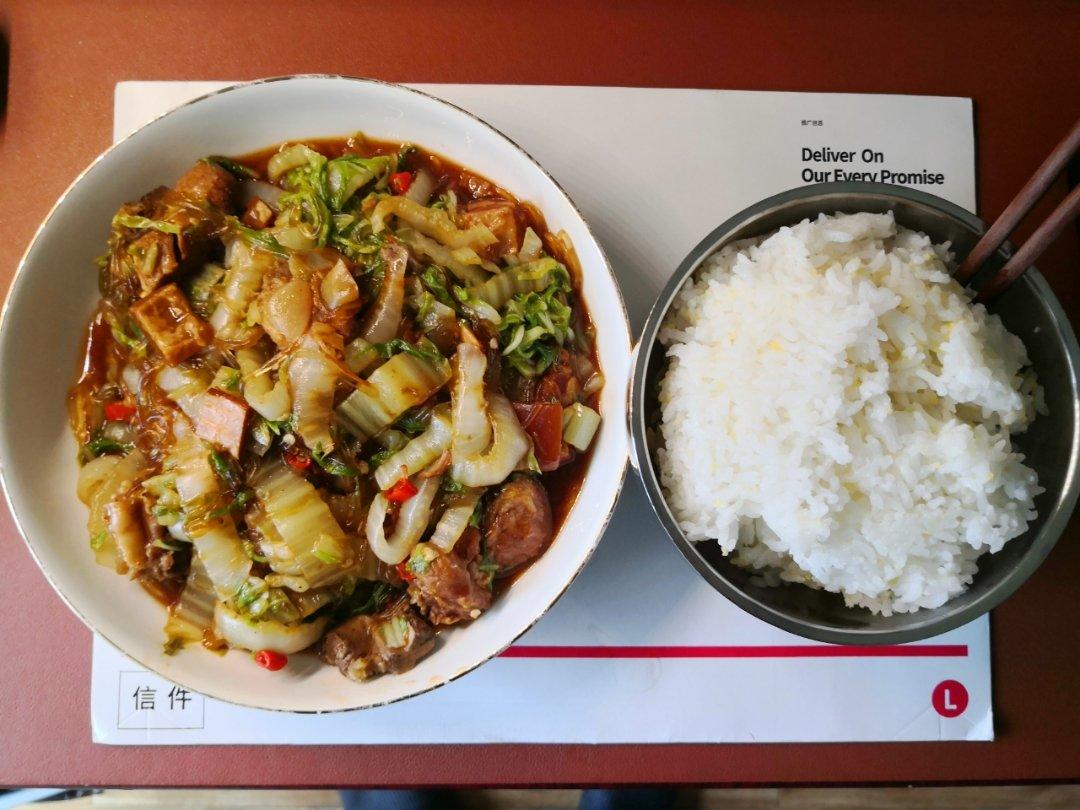 白菜炒粉丝