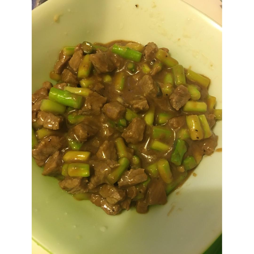 【曼食慢语】蚝油芦笋牛肉粒