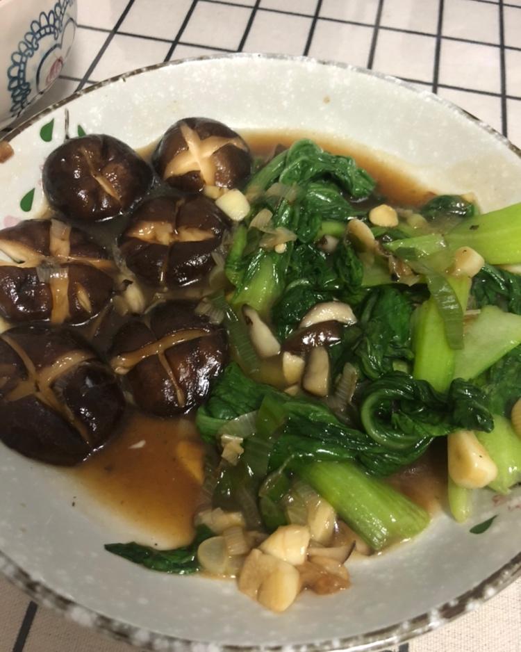 蚝油香菇小油菜