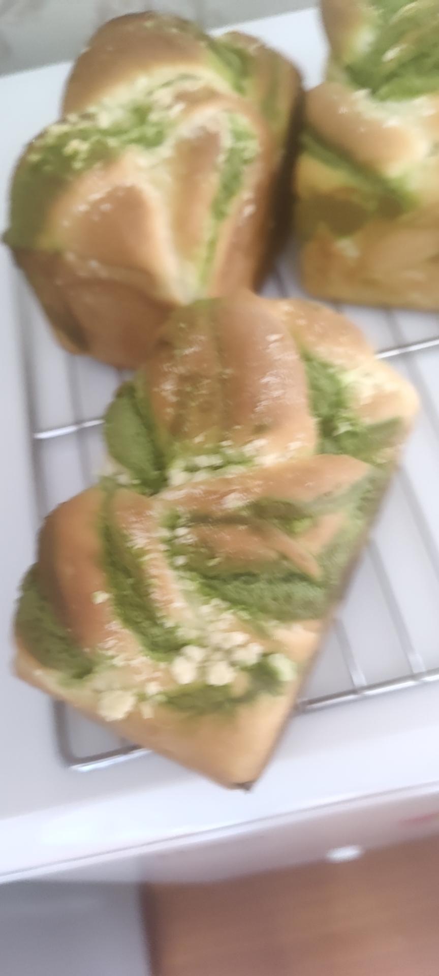 绿色心情---抹茶手撕小吐司