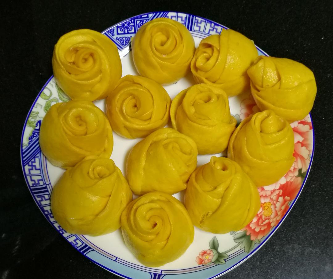 玫瑰花馒头
