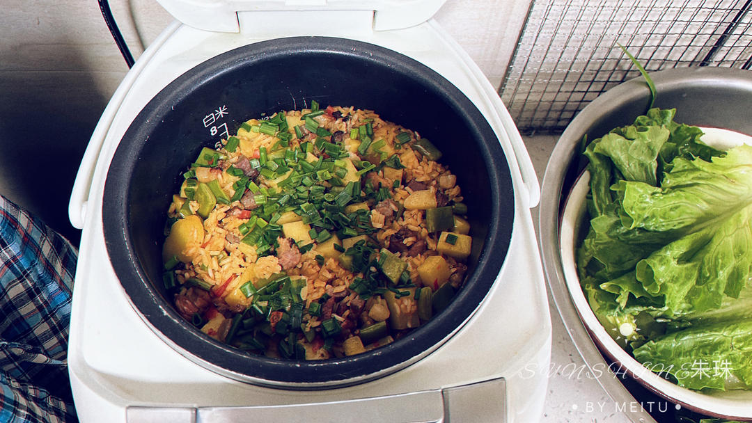 三酱土豆焖饭(电饭煲)