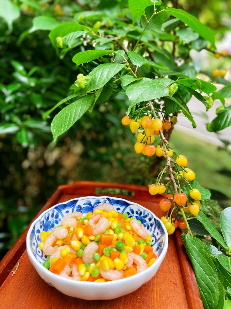 营养健康【三色炒虾仁】鲜香美味不打折!